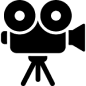 Icona videocamera Mav Studio nera